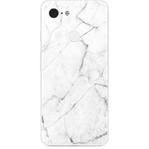 White Marble Google Pixel 3 Skin